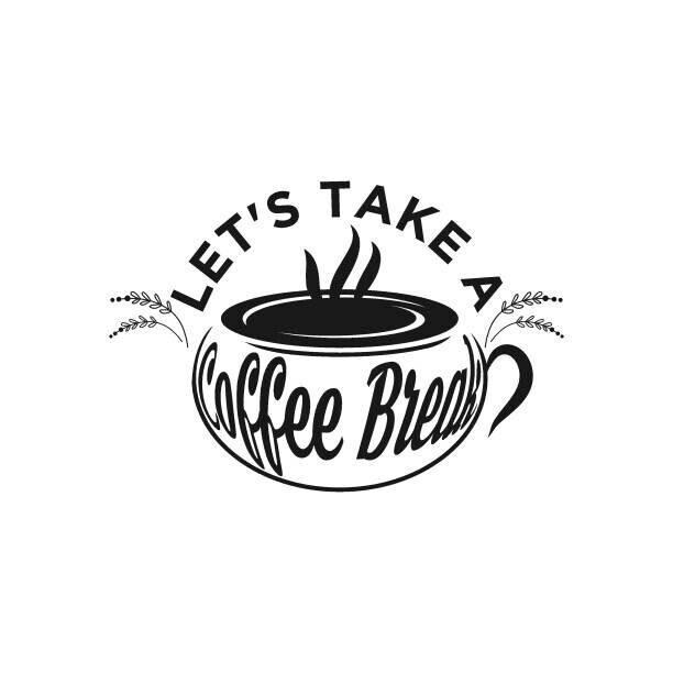design vector Plakát, Obraz - Quote Coffee Poster. Let's Take a, design vector, 40 × 40 cm