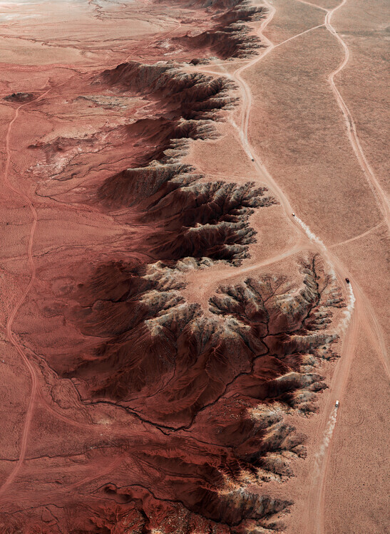 Reeno Plakát, Obraz - The Red Mountain #5, Reeno, 30 × 40 cm