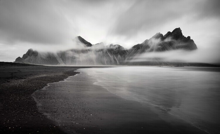 Erik Engstrom Plakát, Obraz - Vestrahorn, Erik Engstrom, 40 × 24.5 cm