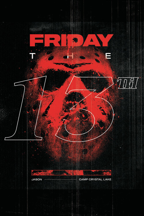 Europosters Plakát, Obraz - Friday 13th - Mask, 26.7 × 40 cm