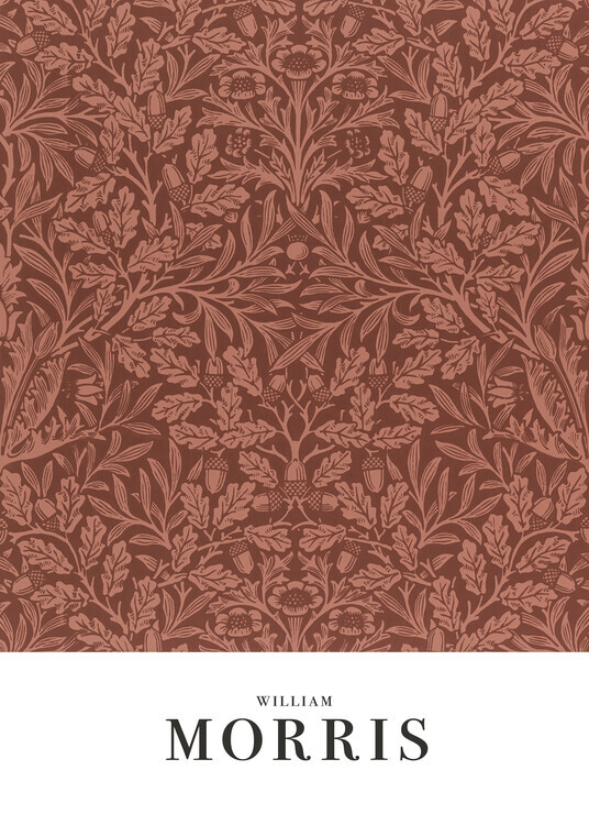 William Morris Plakát, Obraz - Acorns and oak leaves, William Morris, 30 × 40 cm