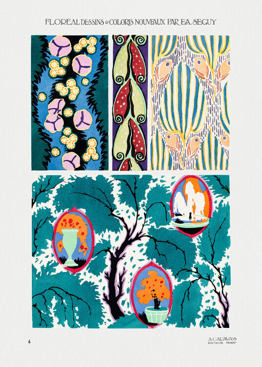 Studio Collection Plakát, Obraz - Pattern 04, Studio Collection, 30 × 40 cm