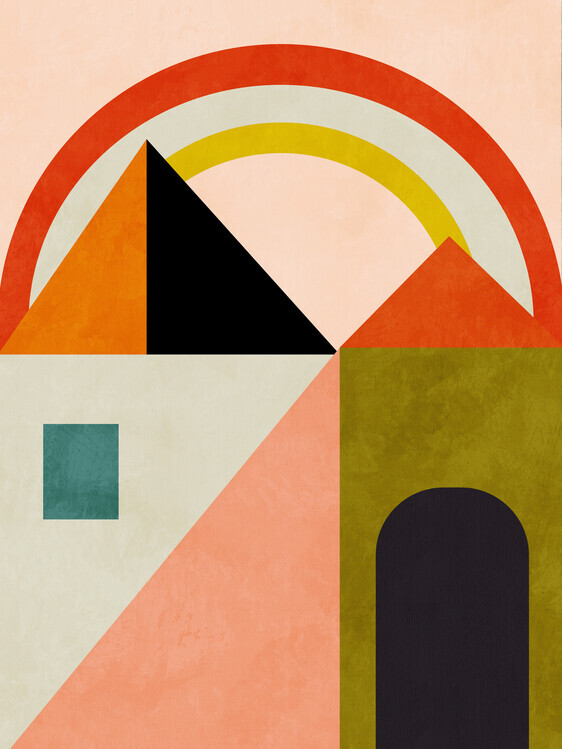 Ana Rut Bre Plakát, Obraz - Playing Around Shapes, Ana Rut Bre, 30 × 40 cm
