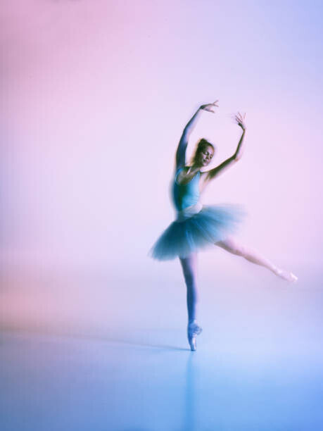 Henrik Sorensen Plakát, Obraz - Ballet dancer long exposure, Henrik Sorensen, 30 × 40 cm