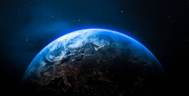 DrPixel Plakát, Obraz - Planet Earth in Space, DrPixel, 40 × 20 cm
