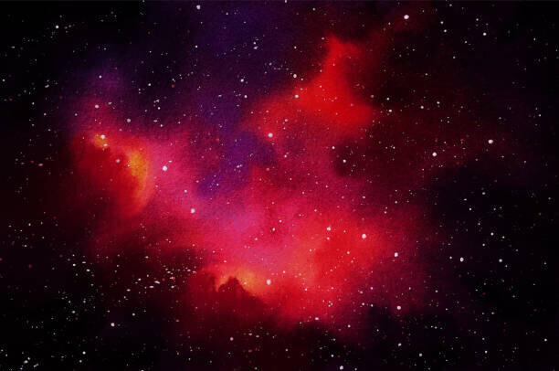 WhataWin Plakát, Obraz - Vector cosmic illustration. Beautiful colorful space, WhataWin, 40 × 26.7 cm