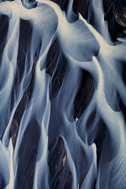 Justinreznick Plakát, Obraz - Iceland River Delta, Justinreznick, 26.7 × 40 cm