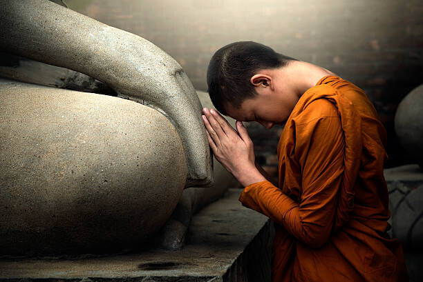 Chadchai Ra-ngubpai Plakát, Obraz - Novice monk, Chadchai Ra-ngubpai, 40 × 26.7 cm
