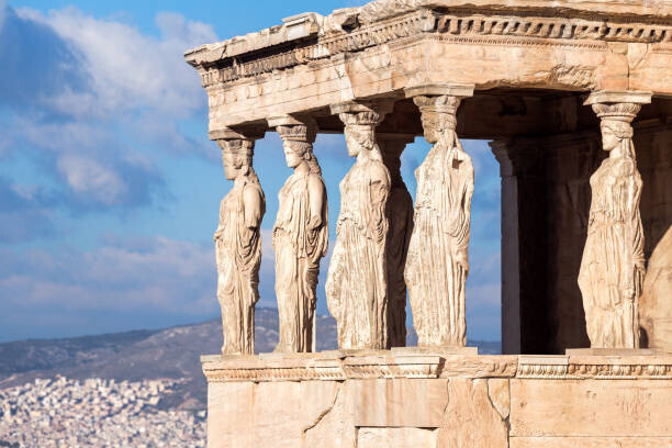 joe daniel price Plakát, Obraz - The Erechtheon, Temple of Athena, Acropolis,, joe daniel price, 40 × 26.7 cm