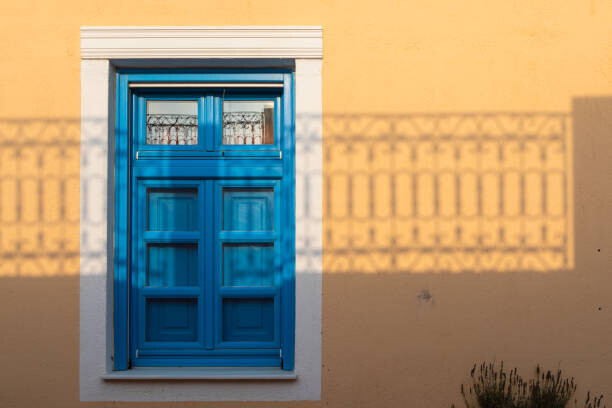 raagoon Plakát, Obraz - Architecture of Oia town with blue, raagoon, 40 × 26.7 cm