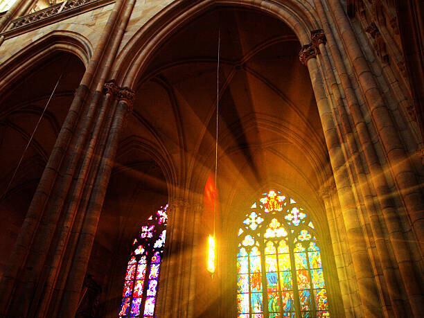 kavunchik Plakát, Obraz - Interior of St. Vitus Cathedral, Prague,, kavunchik, 40 × 30 cm