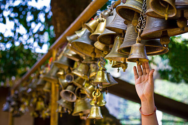 Amith Nag Photography Plakát, Obraz - Bells and blessings, Amith Nag Photography, 40 × 26.7 cm