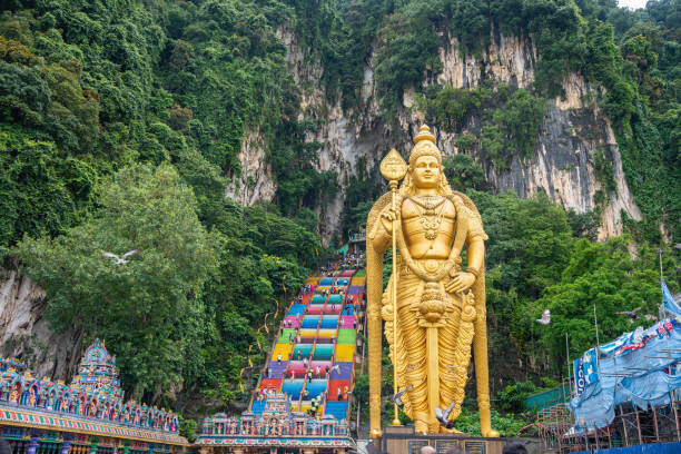 Jackyenjoyphotography Plakát, Obraz - Batu Caves Temple is a well-known, Jackyenjoyphotography, 40 × 26.7 cm