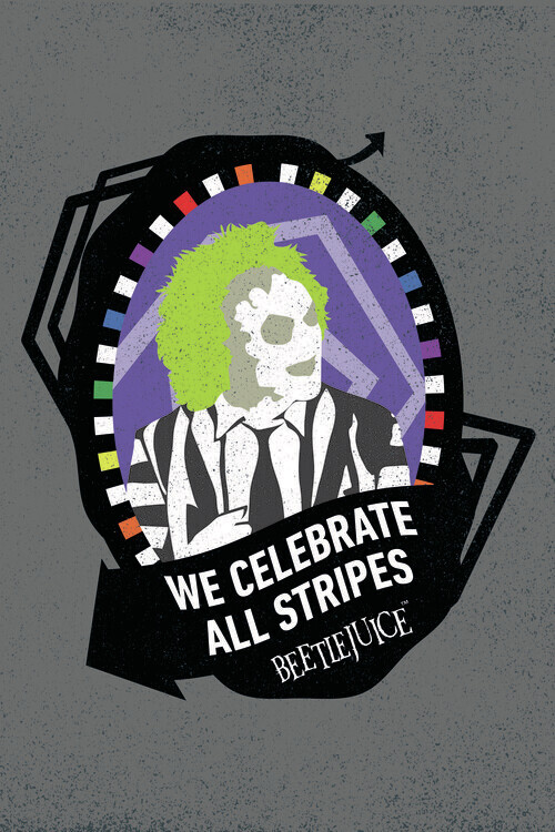 Europosters Plakát, Obraz - Beetlejuice - Celebrate, 26.7 × 40 cm