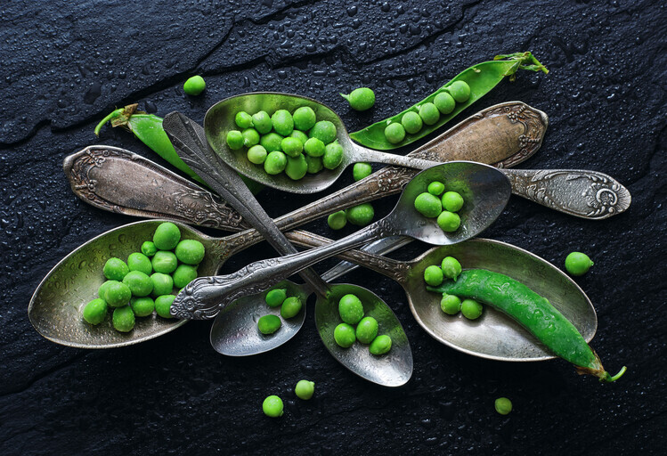 Aleksandrova Karina Plakát, Obraz - SpoonsaGreen Pea, Aleksandrova Karina, 40 × 26.7 cm