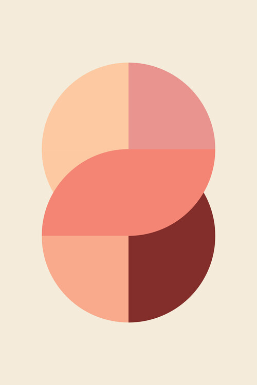 Pictufy Studio Plakát, Obraz - Peach 43, Pictufy Studio, 26.7 × 40 cm