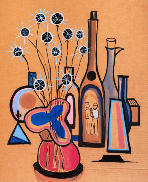 Krimzoya Plakát, Obraz - still life with dry plants, Krimzoya, 30 × 40 cm