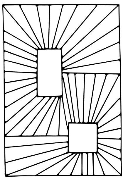 CSA Images Plakát, Obraz - Square Burst Pattern, CSA Images, 26.7 × 40 cm