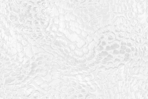 Anna Bliokh Plakát, Obraz - White Silver Bubble Background Abstract Snake, Anna Bliokh, 40 × 26.7 cm