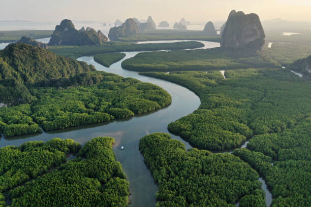 Bento Fotography Plakát, Obraz - Unseen Thailand : Aerial view of, Bento Fotography, 40 × 26.7 cm