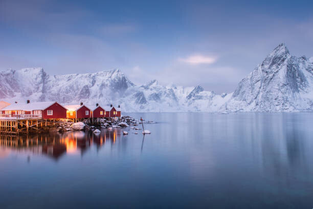 ProPIC Plakát, Obraz - Village Hamnoy Lofoten Islands Norway., ProPIC, 40 × 26.7 cm