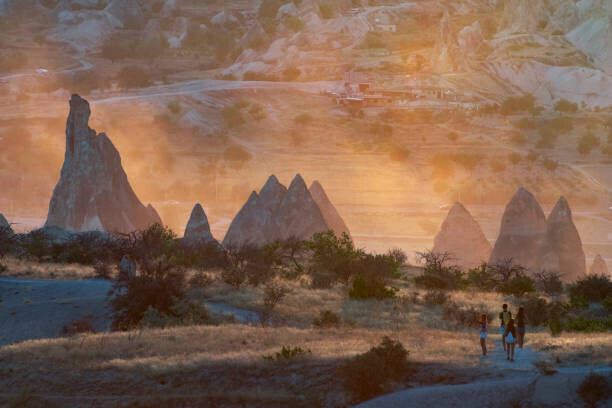 Izzet Keribar Plakát, Obraz - Sunset image of the rock formations, Izzet Keribar, 40 × 26.7 cm