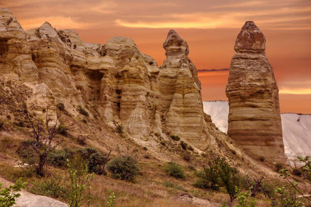 Travel Faery Plakát, Obraz - Sunset, mountain landscape, Cappadocia, Turkey., Travel Faery, 40 × 26.7 cm