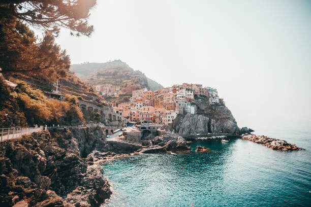 Carol Yepes Plakát, Obraz - Landscape image of famous Cinque Terre, Italy, Carol Yepes, 40 × 26.7 cm