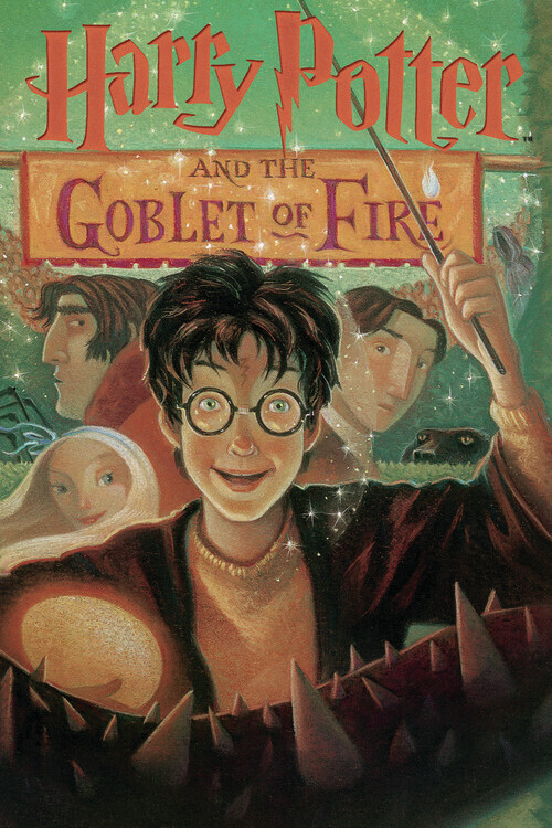 Europosters Plakát, Obraz - Harry Potter - Goblet of Fire book cover, 26.7 × 40 cm