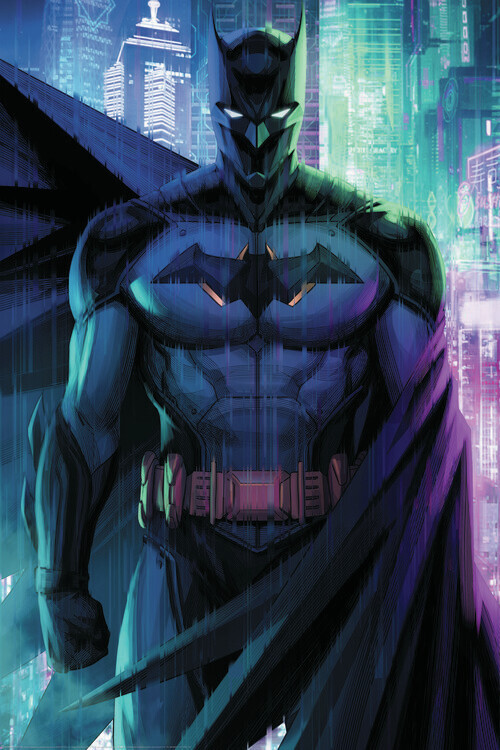 Europosters Plakát, Obraz - Batman - Cyber, 26.7 × 40 cm