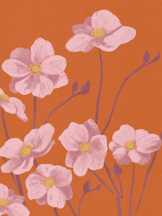 Goed Blauw Plakát, Obraz - Anemone, Goed Blauw, 30 × 40 cm