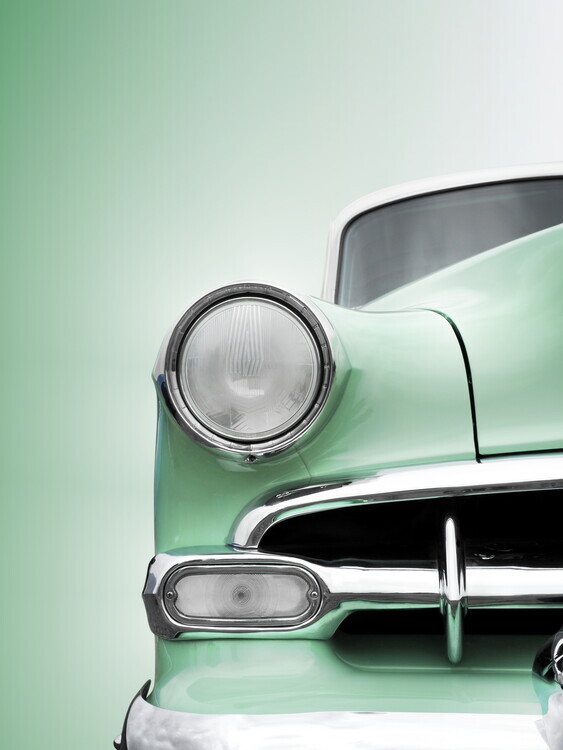 Beate Gube Plakát, Obraz - US classic car 1954 Bel Air Powerglide, Beate Gube, 30 × 40 cm