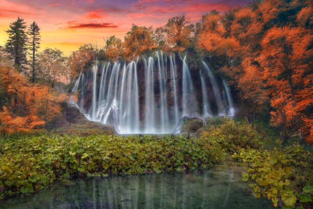 Juan Maria Coy Vergara Plakát, Obraz - Colorful autumn sunrise at the Great, Juan Maria Coy Vergara, 40 × 26.7 cm