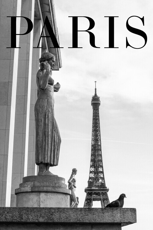 Pictufy Studio Plakát, Obraz - Paris Text 5, Pictufy Studio, 26.7 × 40 cm