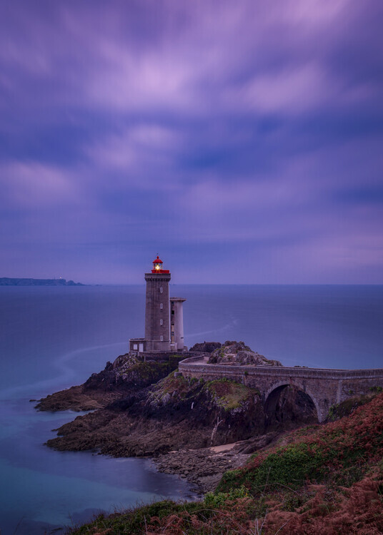 Juan Carlos Hervás Martínez Plakát, Obraz - Phare de petit menou, Juan Carlos Hervás Martínez, 30 × 40 cm