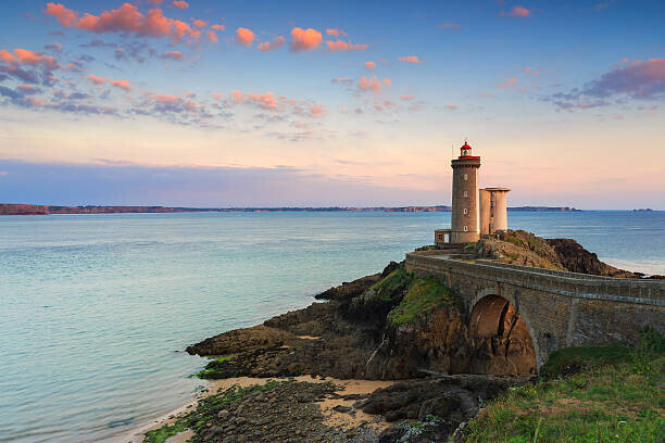 fhm Plakát, Obraz - Minou lighthouse in France, fhm, 40 × 26.7 cm