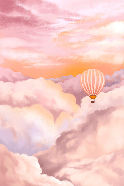 Goed Blauw Plakát, Obraz - In the Clouds, Goed Blauw, 26.7 × 40 cm
