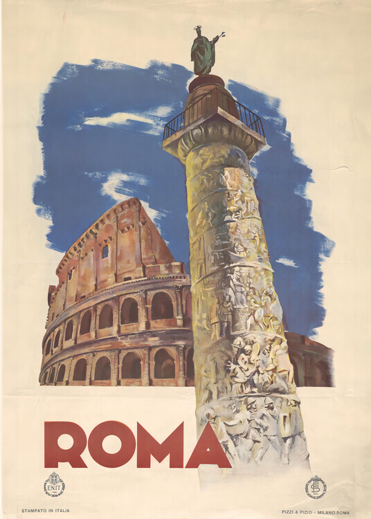 Andreas Magnusson Plakát, Obraz - Roma, Andreas Magnusson, 30 × 40 cm