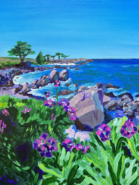 Key and Sea Creative Plakát, Obraz - Lovers Point, Key and Sea Creative, 30 × 40 cm