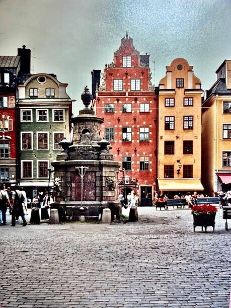 Christine Nanji Plakát, Obraz - Gamla Stan Stockholm, Christine Nanji, 30 × 40 cm