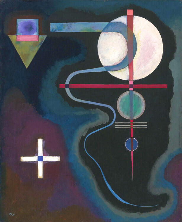 Wassily Kandinsky Plakát, Obraz - Cool Energy (1926), Wassily Kandinsky, 32.8 × 40 cm