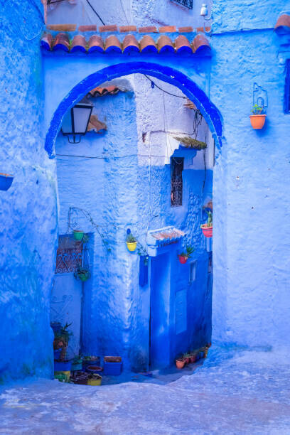 Gatsi Plakát, Obraz - Chefchaouen, a city with blue painted, Gatsi, 26.7 × 40 cm