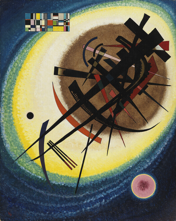 Wassily Kandinsky Plakát, Obraz - In the clear oval (1925), Wassily Kandinsky, 30 × 40 cm