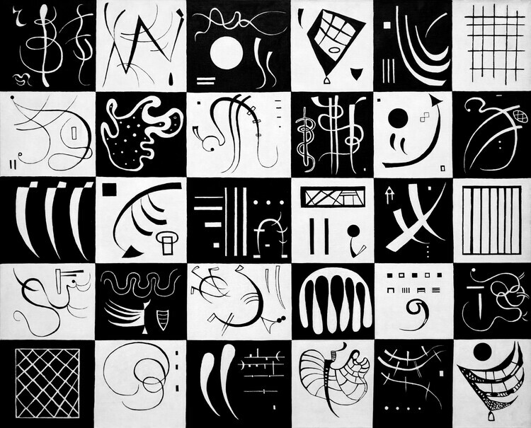 Wassily Kandinsky Plakát, Obraz - Trente Kandinsky (1937), Wassily Kandinsky, 40 × 30 cm