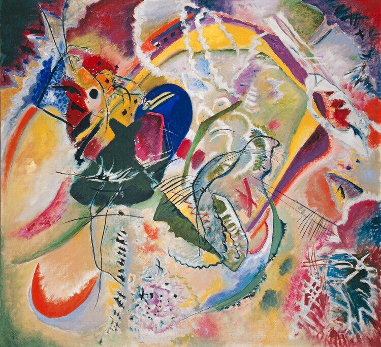 Wassily Kandinsky Plakát, Obraz - Improvisation 35 (1914), Wassily Kandinsky, 40 × 40 cm
