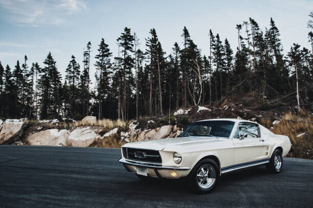 shaunl Plakát, Obraz - Vintage Muscle Car, shaunl, 40 × 26.7 cm
