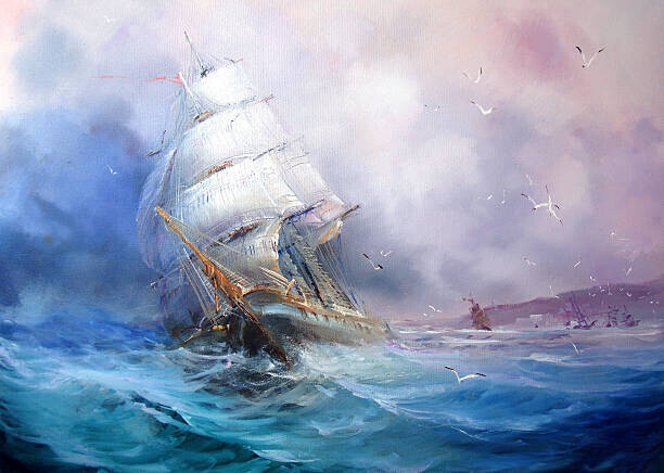 YakimSerg Plakát, Obraz - Seascape Sea breeze, YakimSerg, 40 × 30 cm