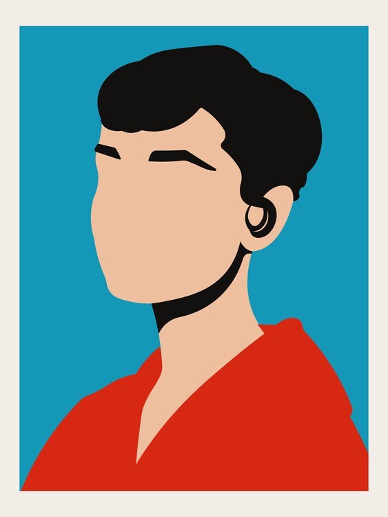 Retrodrome Plakát, Obraz - Audrey Hepburn Minimalist Pop Art, Retrodrome, 30 × 40 cm