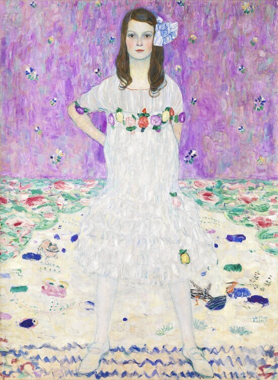 Gustav Klimt Plakát, Obraz - Mäda Primavesi (1912–1913), Gustav Klimt, 30 × 40 cm