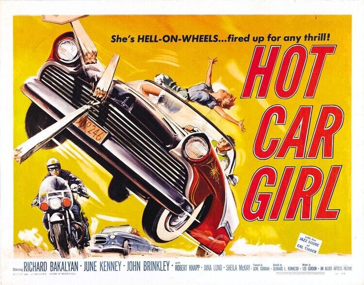 Europosters Plakát, Obraz - Hot Car Girl 02, 40 × 30 cm